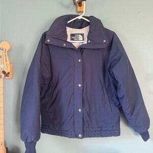 The North Face Women's Dark Blue Puffer Jacket